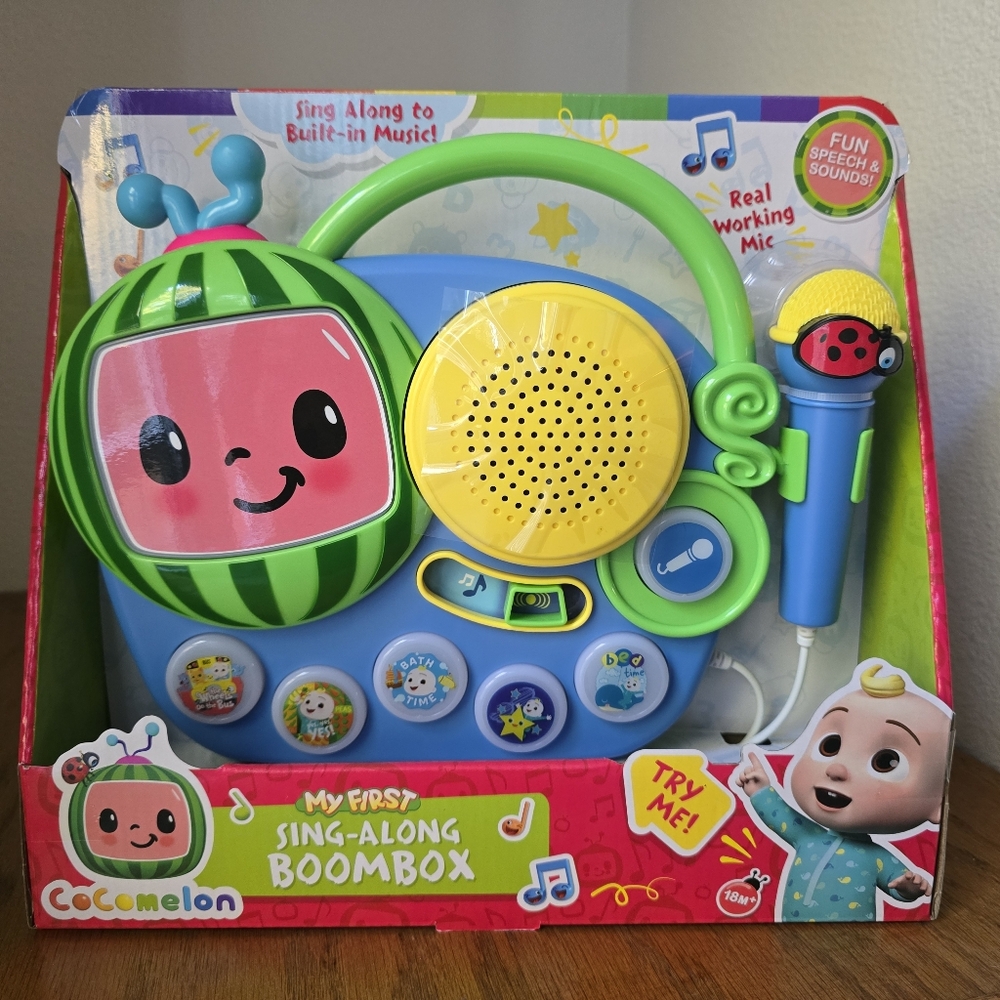 Cocomelon My First Sing-Along Boombox